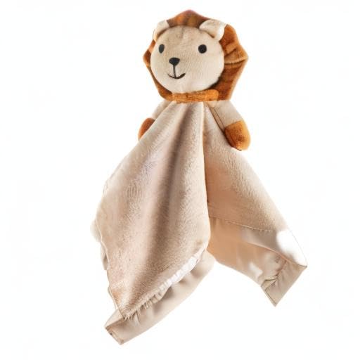 Pro Goleem Lion Security Blanket, Soft Lovey Unisex Lovie Baby Gift for Newborn Boys and Girls Snuggle Toy Stuffed Animal 16 Inch