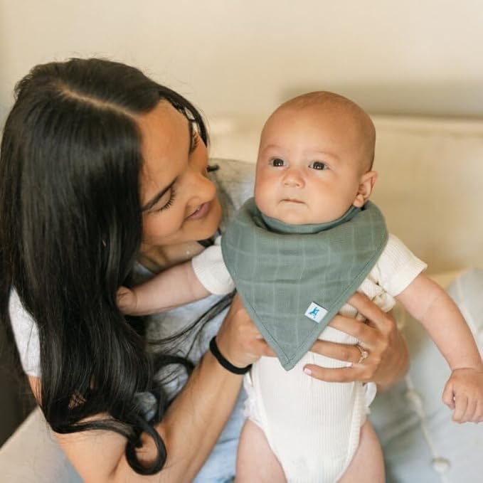 Little Unicorn Cotton Muslin with Fleece Bandana Bib