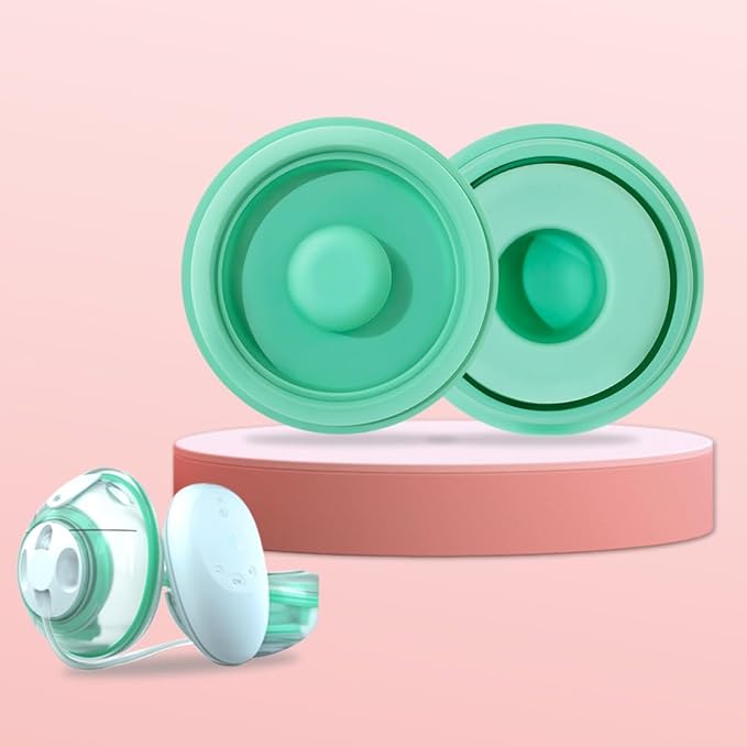 TB Tbuymax 4pc Pump Seals Compatible with Elvie Stride Diaphragm, Replacement Food Grade Silicone Breast Pump Accessories, Compatible with Elvie Stride Membrane Pump Parts