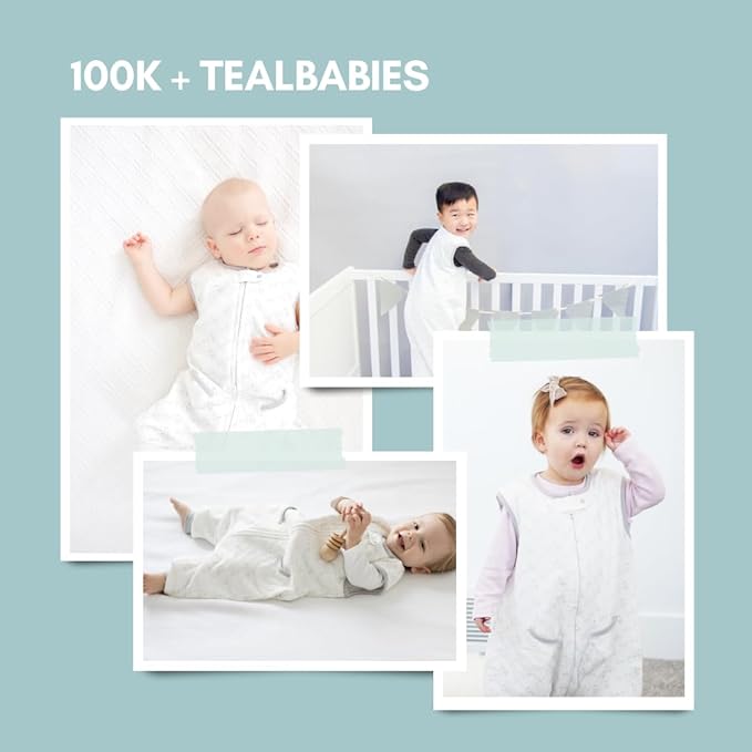 Tealbee Dreamsuit Toddler Sleep Sack with Feet – Walker Sleep Bag with Legs, Rayon made from Bamboo, All Season 1.2 TOG, 2-Way Zipper, 12m-2T - Love Milk