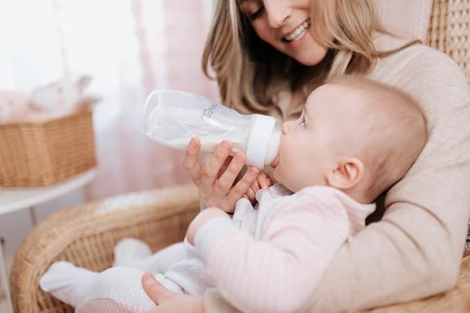 Playtex Baby NATURALATCH Comfort Wide Neck Nipples for Babies 0+ Months, Slow Flow (2 Count), Feeding Essentials for Newborn and Breastfeeding Babies