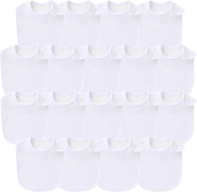 Baby Bibs Soft and Absorbent Organic Cotton Bandana Drool Bibs Set for Boys Girls Newborn 0-36 Months