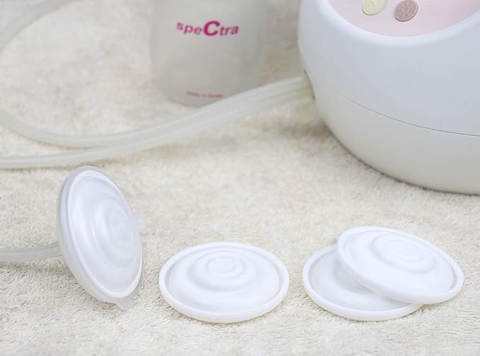 PumpMom-us Breast Pump Parts, 8 Duckbill Valves and 2 Silicone Membrane for Spectra S2, S1 and 9 Plus Breastpumps, Compatible with Spectra Valves and Silicone Diaphragm