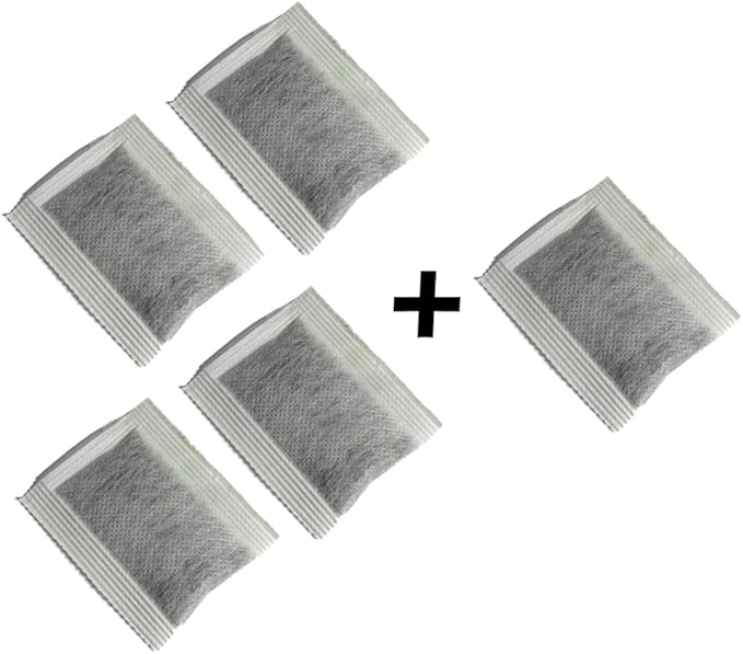 Green Piece® Diaper Pail Deodorizer - Compatible with the Diaper Genie - Activated Charcoal Made by Green piece (Pack of 4 plus + free one)