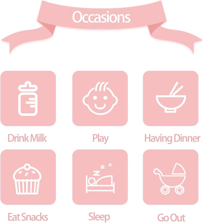 Muslin Baby Bibs for Drooling and Teething Newborn Drool Bibs for Baby Girl Boy