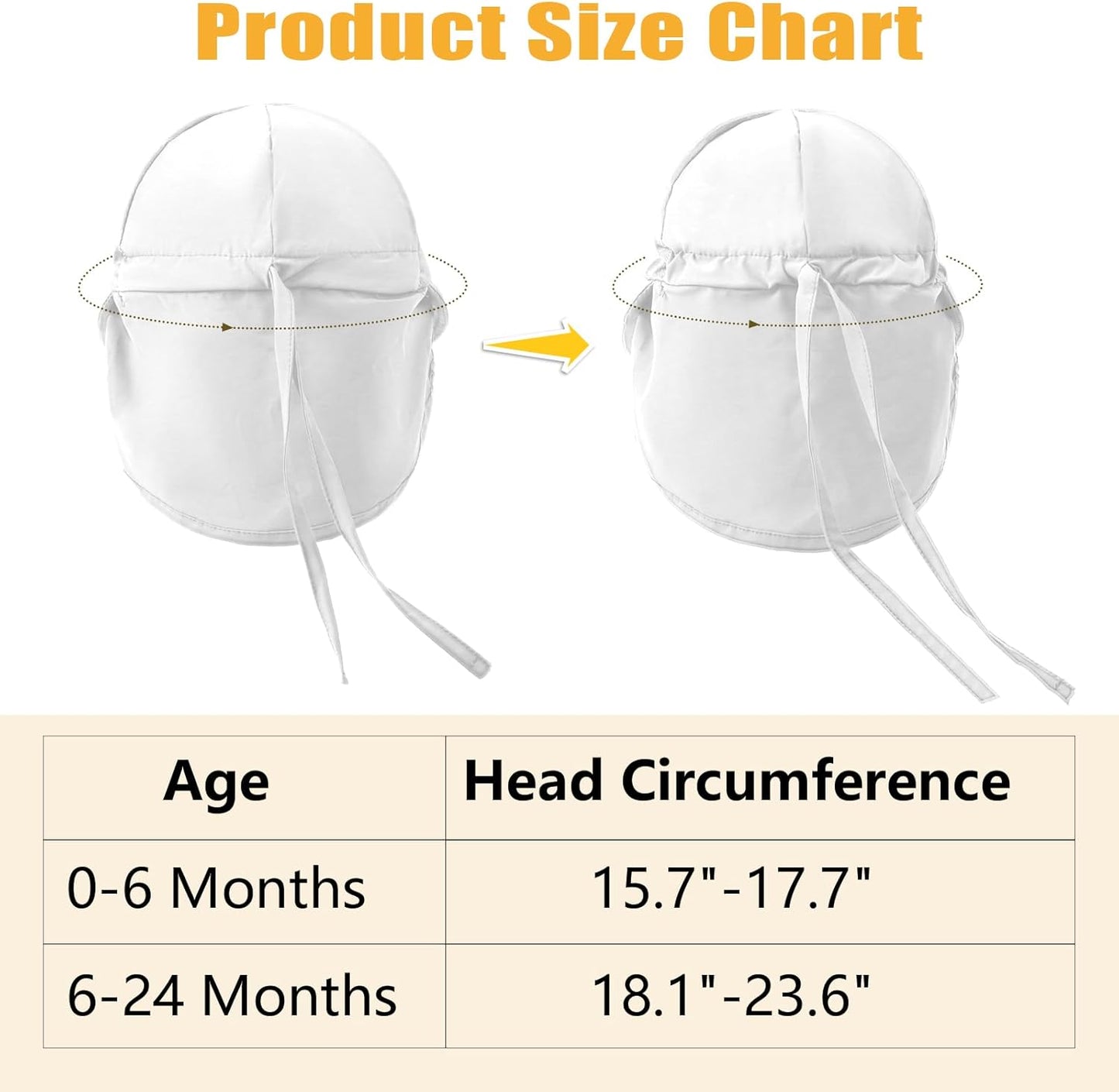 Baby Sun Hat with Breathable Mesh, UPF 50+ Cotton Adjusrtable Unisex Toddler Sun Hat for Summer Beach Swim