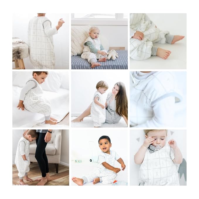 Tealbee Dreamsuit Toddler Sleep Sack with Feet – Walker Sleep Bag with Legs, Rayon made from Bamboo, All Season 1.2 TOG, 2-Way Zipper, 3T-4T - Alphabet