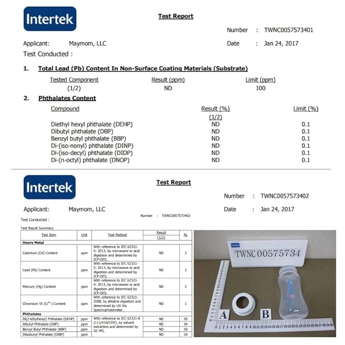 Maymom Wide-Mouth Milk Storage Collection Bottle with SureSeal Sealing Disk; Compatible with Spectra/Motif Luna/Ameda MYA/Bellababy Pumps. Can Replace Spectra S1 S2 Bottles, 6 pc (4.7Oz/140mL, 6pc)