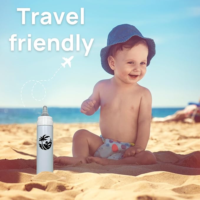 Waiu Insulated Stainless Steel Baby Bottle BPA-Free | Keeps Drinks Hot for 8 Hours, Cold for 24 Hours | 4 oz. (White)