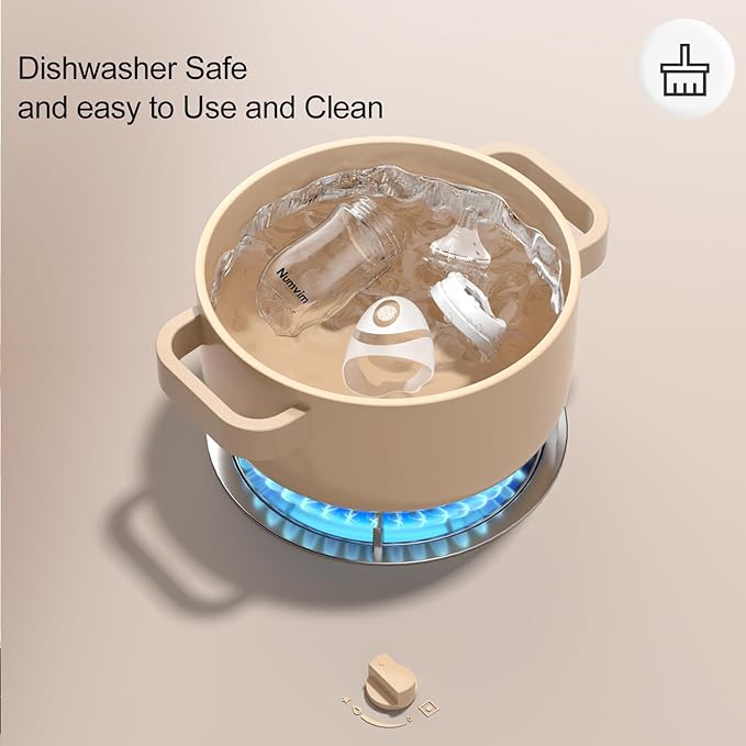 Natural Glass Baby Bottles Gentle & Extra Slow Flow, Newborn Breastfeeding Bottle with Anti Colic Nipple for 0 Months Babies, 3 Packs (Brown (5 Ounce), 1 Count (Pack of 3))