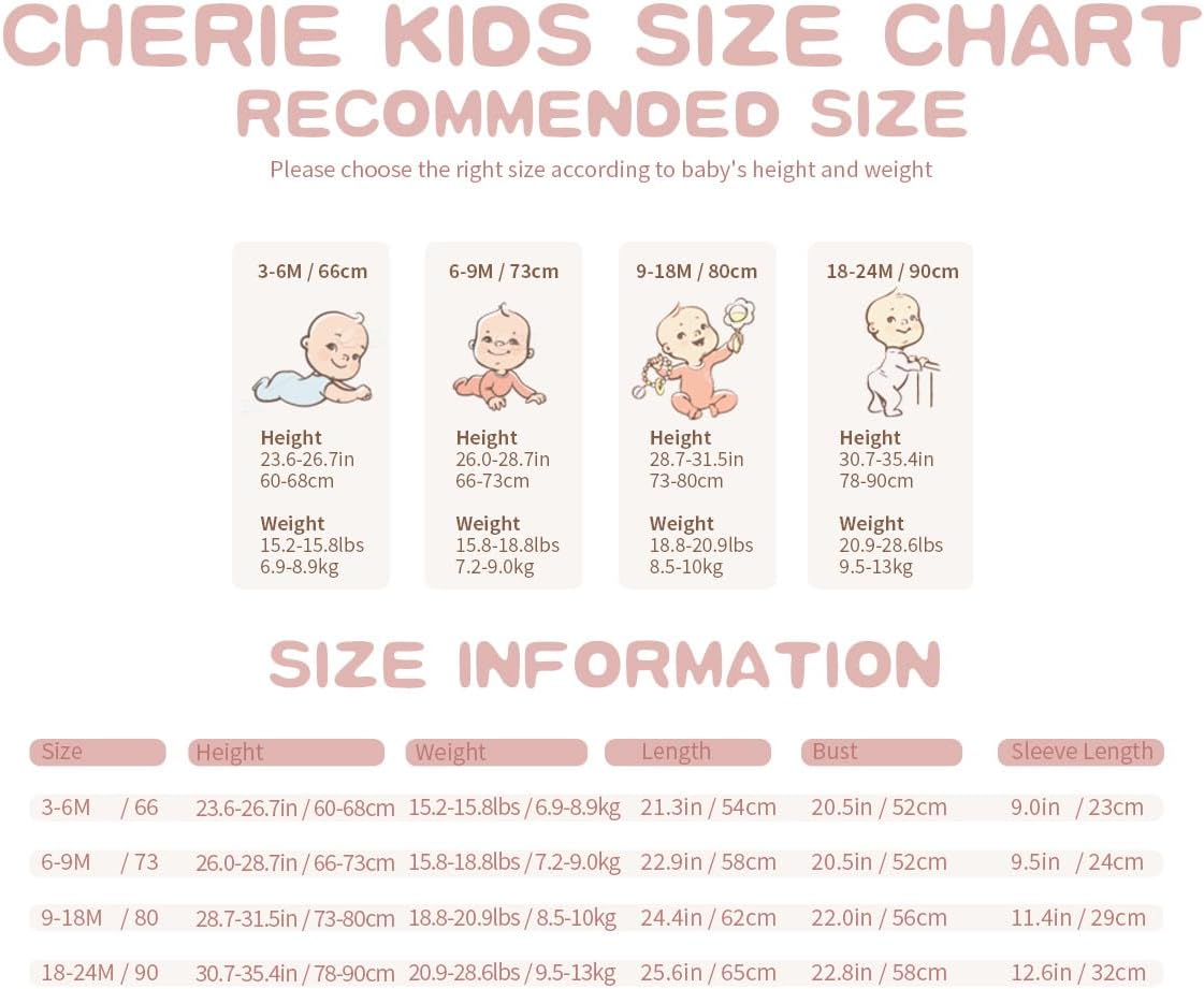 100% Organic Cotton Soft 3-24 Months Baby Romper Jumpsuits for Boys and Girls Unisex Long Sleeve