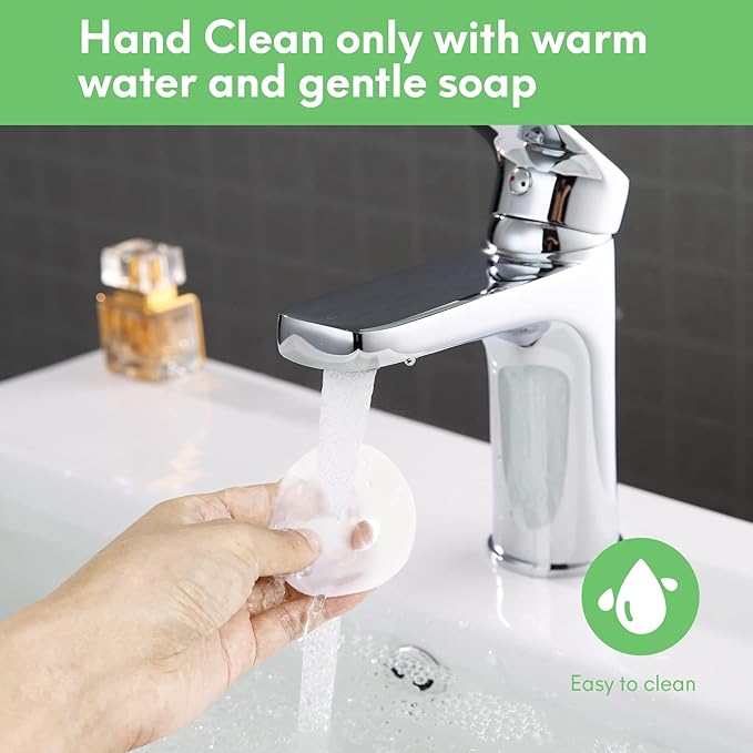 Mompmuri Breast Pump Cushion – M | Breast Pump Accessory, Sizing Insert for Flange Shields | Elastic Nipple Flange Inserts | Silicone Lacteck Flange | Compatible with Flange Sizes 24-26mm (2 pc)