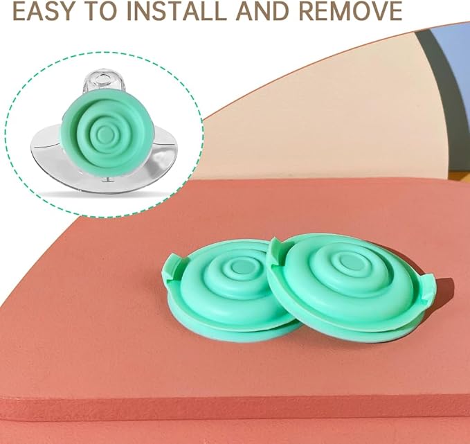 TB Tbuymax 8pc Duckbill Valves 4pc Pump Seals Diaphragm Compatible with Wearable Elvie Breast Pump and Pump Parts Replacement Membrane Parts
