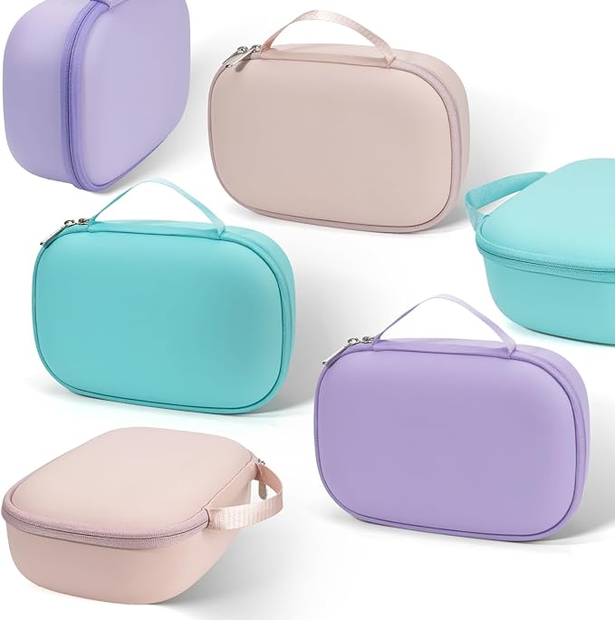 Wearable Breast Pumps Carrying Case, Hard Shell Breast Pump Bag with Waterproof Removable Tray, Breast Pump Storage Bag Compatible with Most of Wearable Breast Pumps (Teal)