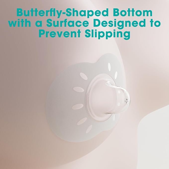 CheriBaby Nipple Shield, Contact Nipple Shield for Breastfeeding with Difficulty Sucking or Flat or Inverted Nipples, 2 Pair with Carrying Case, 100% Food Grade Silicone, BPA/BPS Free, (M-20mm)