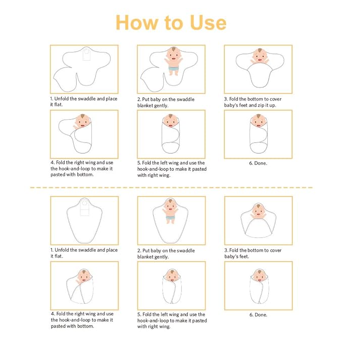 Premium Soft Cotton Baby Swaddle Blankets, Baby Blanket Wrap for Newborn Baby Boys Girls, Skin Friendly Wearable Swaddling Sleep Sack Calms Startle Reflex (Button, Peachpink, 0-3 Months + 3-6 Months)