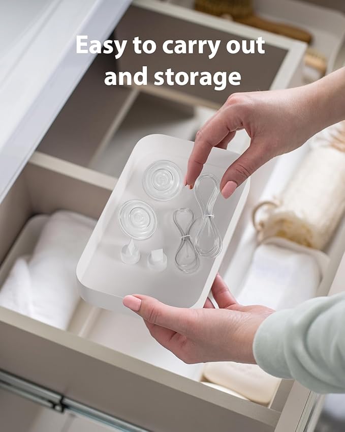 Breast Pump Parts Compatible with Spectra S1/S2/9 Plus, Duckbill Valves, Backflow Protector Membrane and Tubes (Not Original Spectra Accessories)