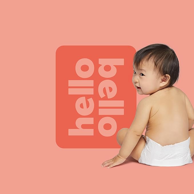 Hello Bello Premium Baby Diapers Size 2, 30 Count of Disposable, Extra-Absorbent, Hypoallergenic Diapers with Snug and Comfort Fit, Sleepy Sloth (Pack of 4)