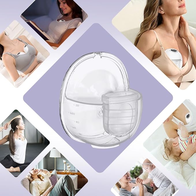 One Full Set S32 Breast Pump Parts with 24mm Flange Compatible with NCVI Nuliie NICEGREEN Life Zooawa S32 Breast Pump Replacement Parts,S32 Flange,Valves,Diaphragms,Collector