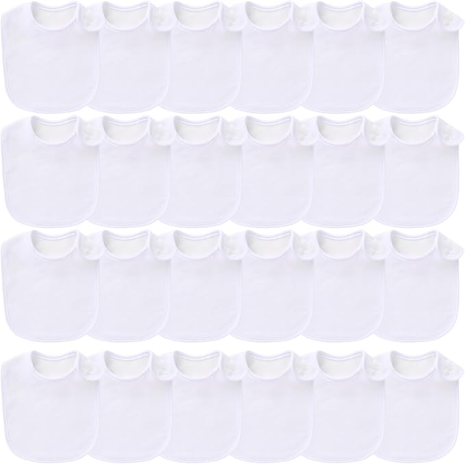 Baby Bibs Soft and Absorbent Organic Cotton Bandana Drool Bibs Set for Boys Girls Newborn 0-36 Months