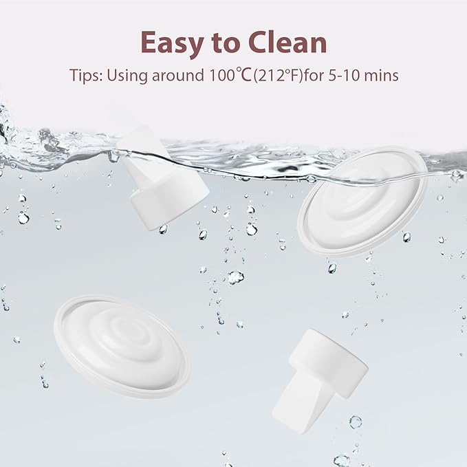 10PCS Breast Pump Parts Compatible with Spectra S2 Spectra S1, 6 Pack Silicone Duckbill Valve & 4 Pack Silicone Diaphragm for Spectra Breastpump Parts, Not Original Spectra Replacement Accessories