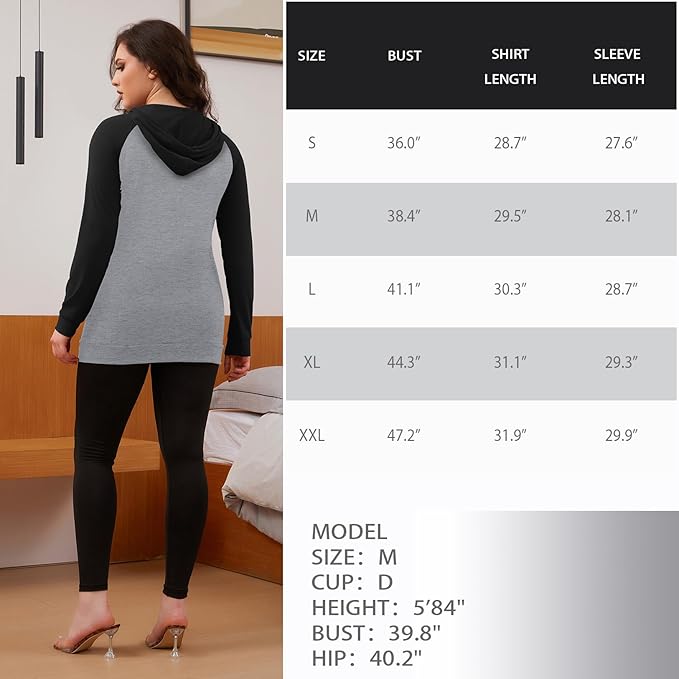 GINKANA Women's Nursing Hoodie Sweatshirt Long Sleeves Breastfeeding Maternity Tops Casual Clothes