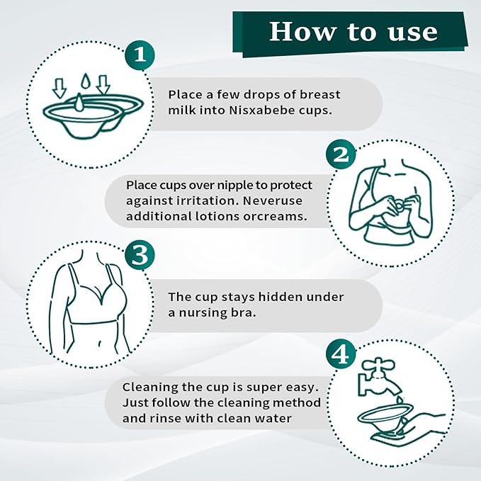 The Original Silver Nursing Cups - Nipple Shields for Nursing Newborn, Newborn Breastfeeding Must Haves for Soothe and Protect Your Nursing Nipples - Trilaminate 999 Silver(Maxi)