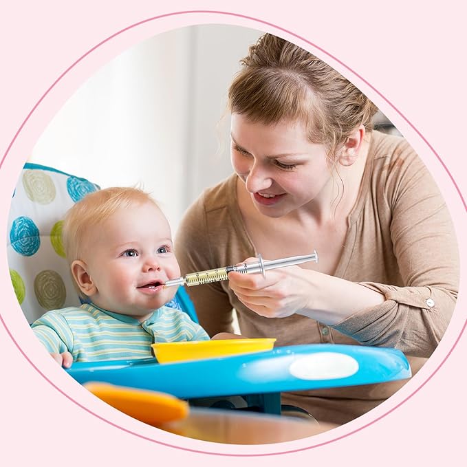 Trelaco Colostrum Collector Kit Include Sterile Sealed Breast Milk Syringes with Caps No Needle Colostrum Syringes Stickers 1 Measuring Cup Harvesting Collection for Breastmilk(100 Sets,3 ml,1 ml)