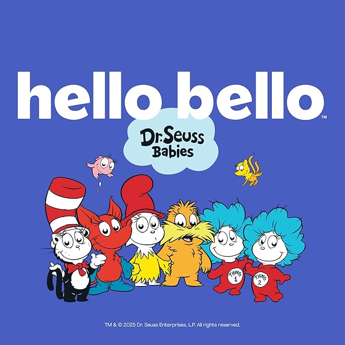 Hello Bello Dr. Seuss Babies Premium Diapers, Size 3, 66 Count: Softness & Protection for Sensitive Skin