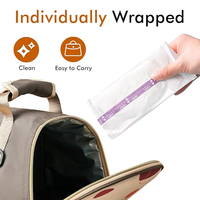 NCVI Disposable Nursing Pads, Breastfeeding Pads for Leaking Milk, Stay Dry & Ultra Absorbent, Breast Pads with Leak-Proof Design, Nipple Pads Thin and Soft, 80 Count