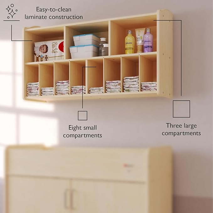 Foundations SafeSwing Changing Table and Wall Organizer 2-Piece Set