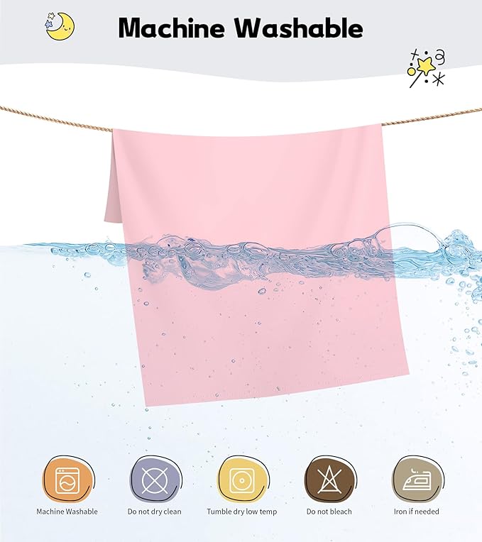 Deep Dream Toddler Pillowcases for 13x18 Pillow 2 Pack, 100% Cotton Travel Pillow Case Cover, 600 Thread Count Cotton Pillow Covers, Soft & Breathable Small Pillow Cases Envelope Closure, Lotus Pink