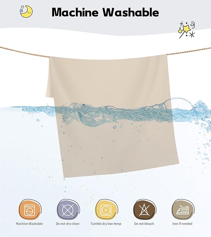 Deep Dream Toddler Pillowcases for 13x18 Pillow 2 Pack, 100% Cotton Travel Pillow Case Cover, 600 Thread Count Cotton Pillow Covers, Soft & Breathable Small Pillow Cases Envelope Closure, Cream