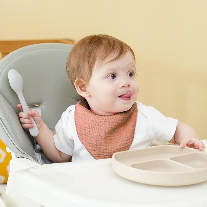 Muslin Baby Bibs Baby Drool Bandana Bibs for Baby Girls Boys Infant Newborn Toddler Drooling and Teething