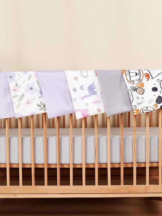 TILLYOU Toddler Pillowcases 13 x 18 Travel Pillow Case 2 Pack, Kids Pillowcases Machine Washable with Envelope Closure, Lion