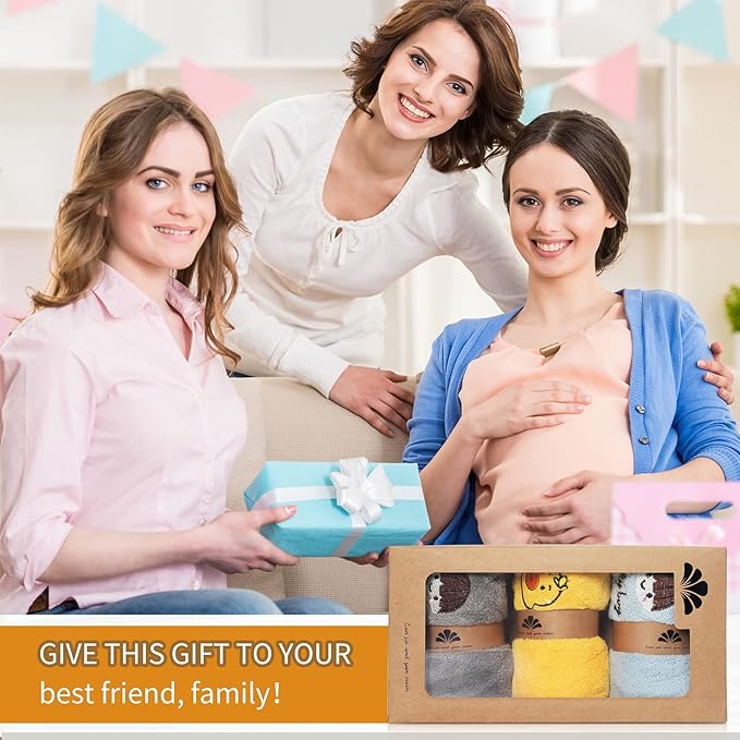 3 Pack Bibs for Baby Girls or Boys, Toddler Bibs for Feeding Teething Drooling, The Size 16 "x20 Face Towel Multifunctional for 3-6 Years kids