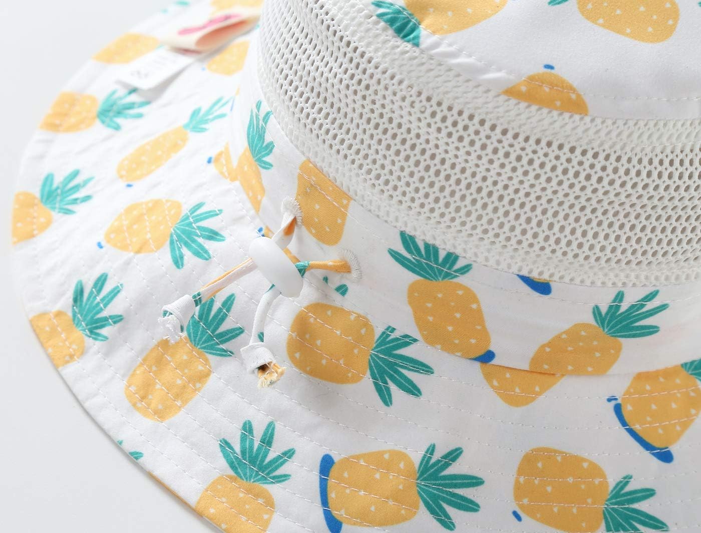 Home Prefer UPF50+ Wide Brim Sun Hat Boys Girls Sun Protection Hat Zoo Beach Swim Safari Bucket Hat for Baby Toddler Kid