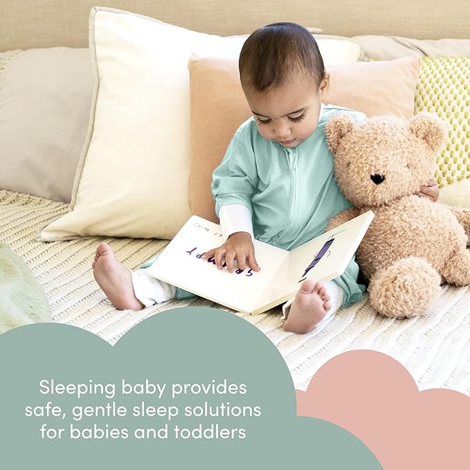 SleepingBaby Flying Squirrel Toddler Pajamas with Practical Zipper for Quick Diaper Changes and Travel Comfort - Mint - 2-3T