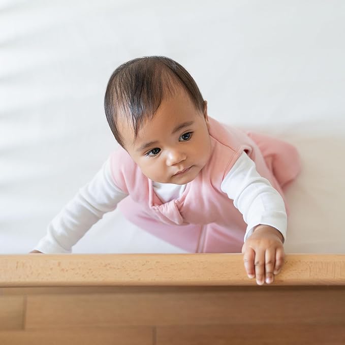 HALO Sleepsack Supersoft Wearable Blanket, Viscose Made from Bamboo, Sleeping Bag for Babies, 1.5 TOG, 12 β 18 Months, Large, Dusty Pink