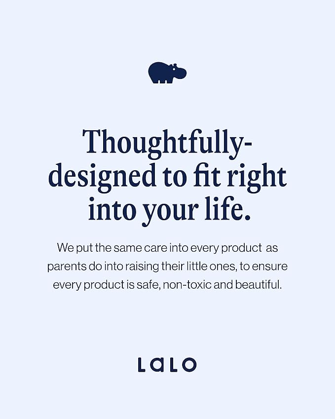 Lalo The Bib - Waterproof, Non-Toxic Silicone Baby Bib with Adjustable Neck Band & Silicone Food Pouch Catcher, Set of 2