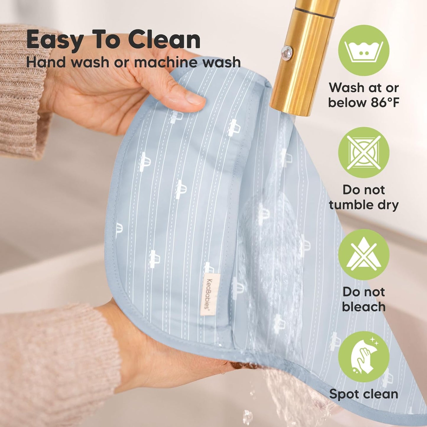 3-Pack Waterproof Baby Bibs for Eating - Lightweight Toddler Feeding Bibs with Large Food Catcher, Mess Proof, Food-Grade Baby Eating Essentials, Easy to Put On & Clean (Pets & Paws)