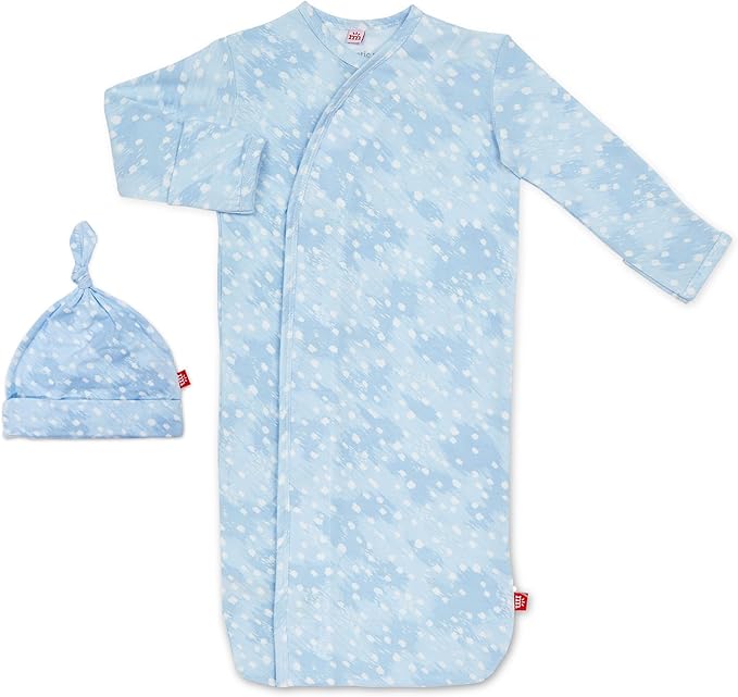 Magnetic Me Modal Newborn Sleeper Gown & Hat Set | Silky Soft Modal Fabric Sleep Sack