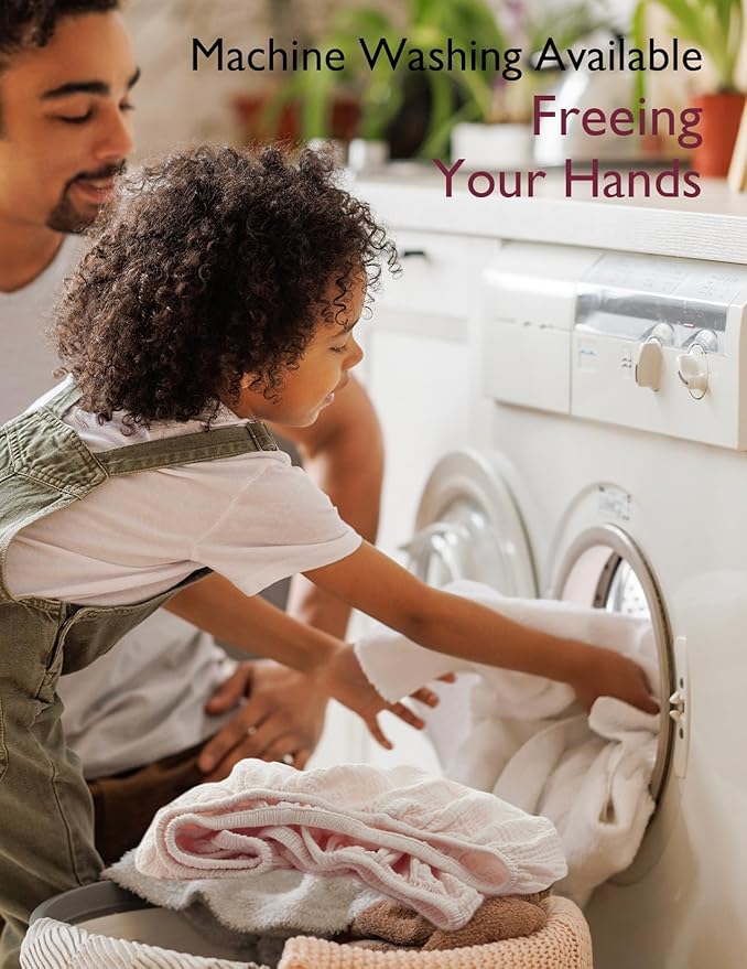 Momcozy Muslin Standard Fitted Crib Sheets, 52"x28", 2 Pack Soft Breathable Natural Cotton Baby Mattress Sheet, 360° Mattress Wrapping No Slip Boys Girls Neutral Toddler Bed Sheet, Beige Blush