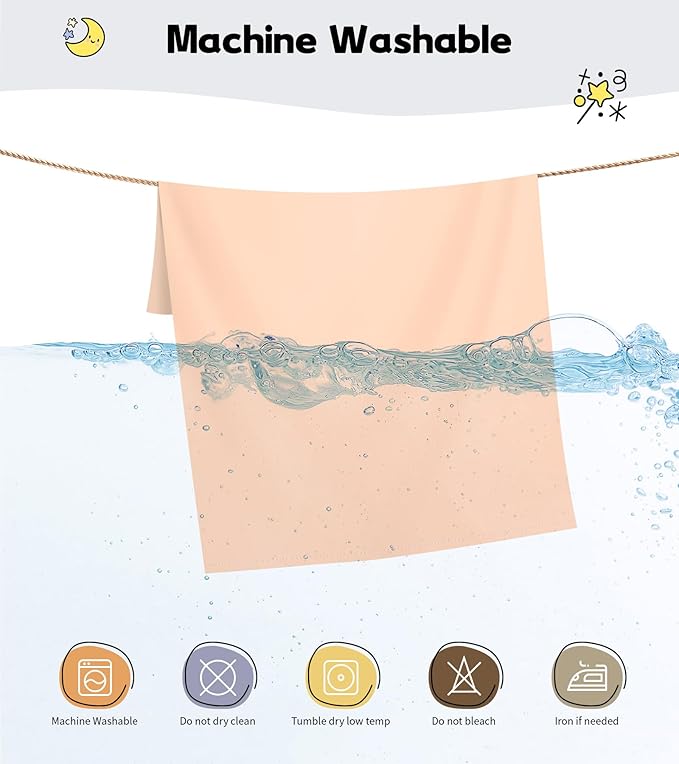 Deep Dream Toddler Pillowcases for 13x18 Pillow 2 Pack, 100% Cotton Travel Pillow Case Cover, 600 Thread Count Cotton Pillow Covers, Soft & Breathable Small Pillow Cases Envelope Closure, Champagne