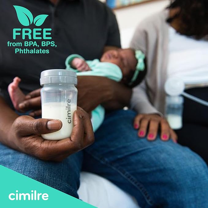 Cimilre M1 Manual Breast Pump Handle, Converts Any Cimilre Collection Kit into a Manual Breast Pump, No Power Needed, Perfect for Travel or As Backup Solution