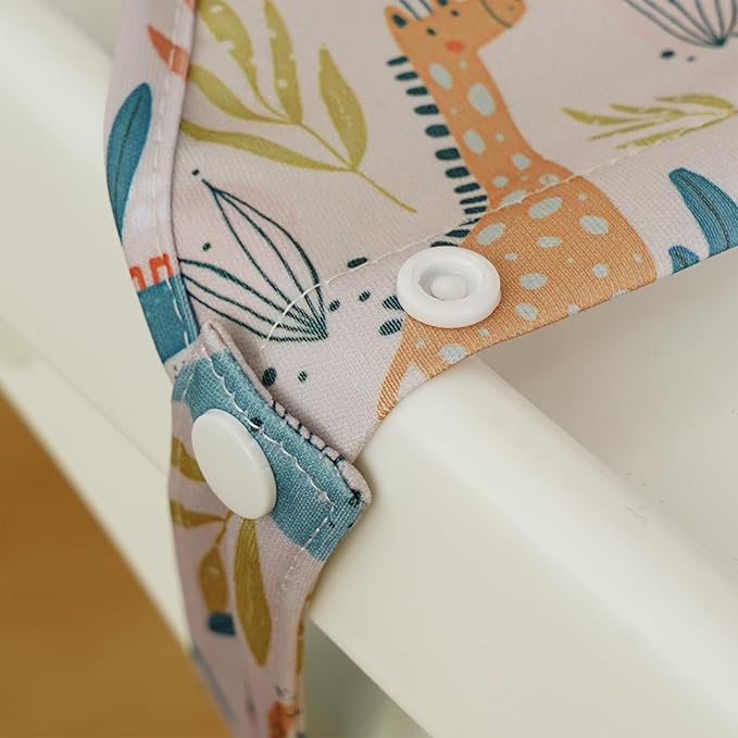 Long Sleeve Baby Bib - Mess-Proof Feeding Bibs for Babies - Adjustable, Waterproof, and Highchair/Table Attachment