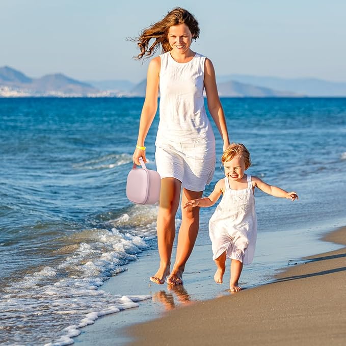 Breast Pumps Carrying Bag Compatible with Most of Wearable Breast Pumps, Hard Shell Wearable Breast Pump Bag with Waterproof Removable Tray, Breast Pump Storage Bag