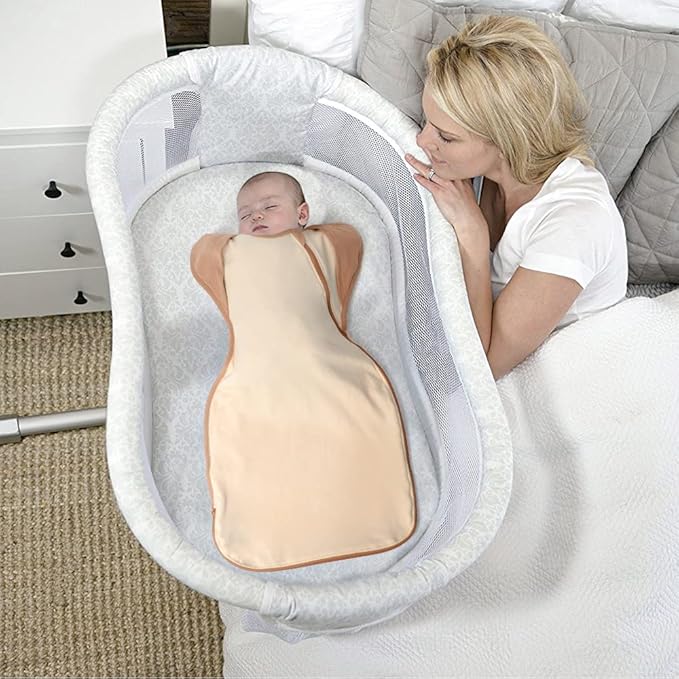Premium Soft Cotton Swaddle Blanket Sleep Sack Arms Up Design 2 Packs 3-6 Months, Hands Up 3-Way Transitions to Arms-Free Wearable Sleeping Sack Bag for Baby Boys Girls Snug Fit Calms Startle Reflex