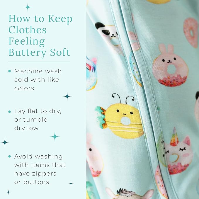 Posh Peanut Convertible Baby Sleepers - Girls Footless Baby Pajamas with 2 Way Zipper for Easy Diaper Changes