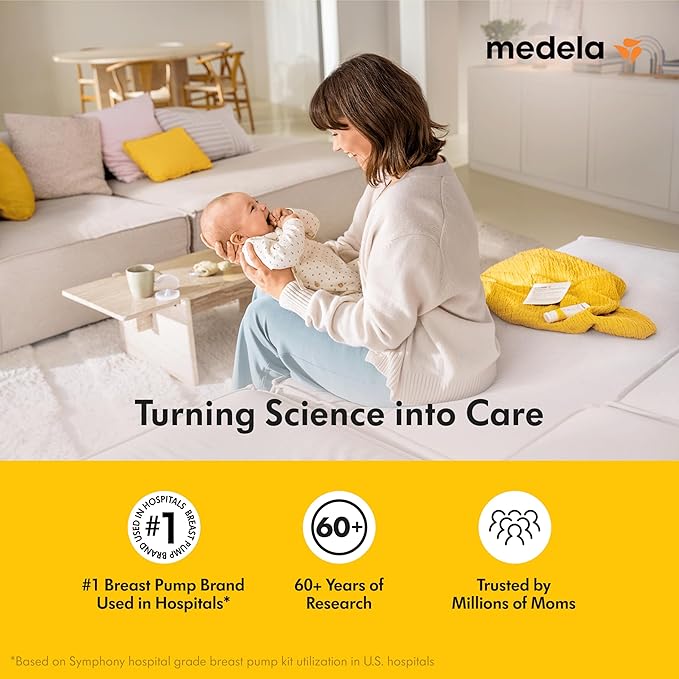 Medela Hands-Free Collection Cups, Compatible with Freestyle Flex, Pump in Style with MaxFlow, and Swing Maxi Electric Breast Pumps, 1 Set of 2 Cups